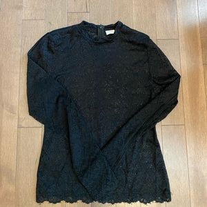 Aritzia Wilfred Black Lace Long sleeve.
